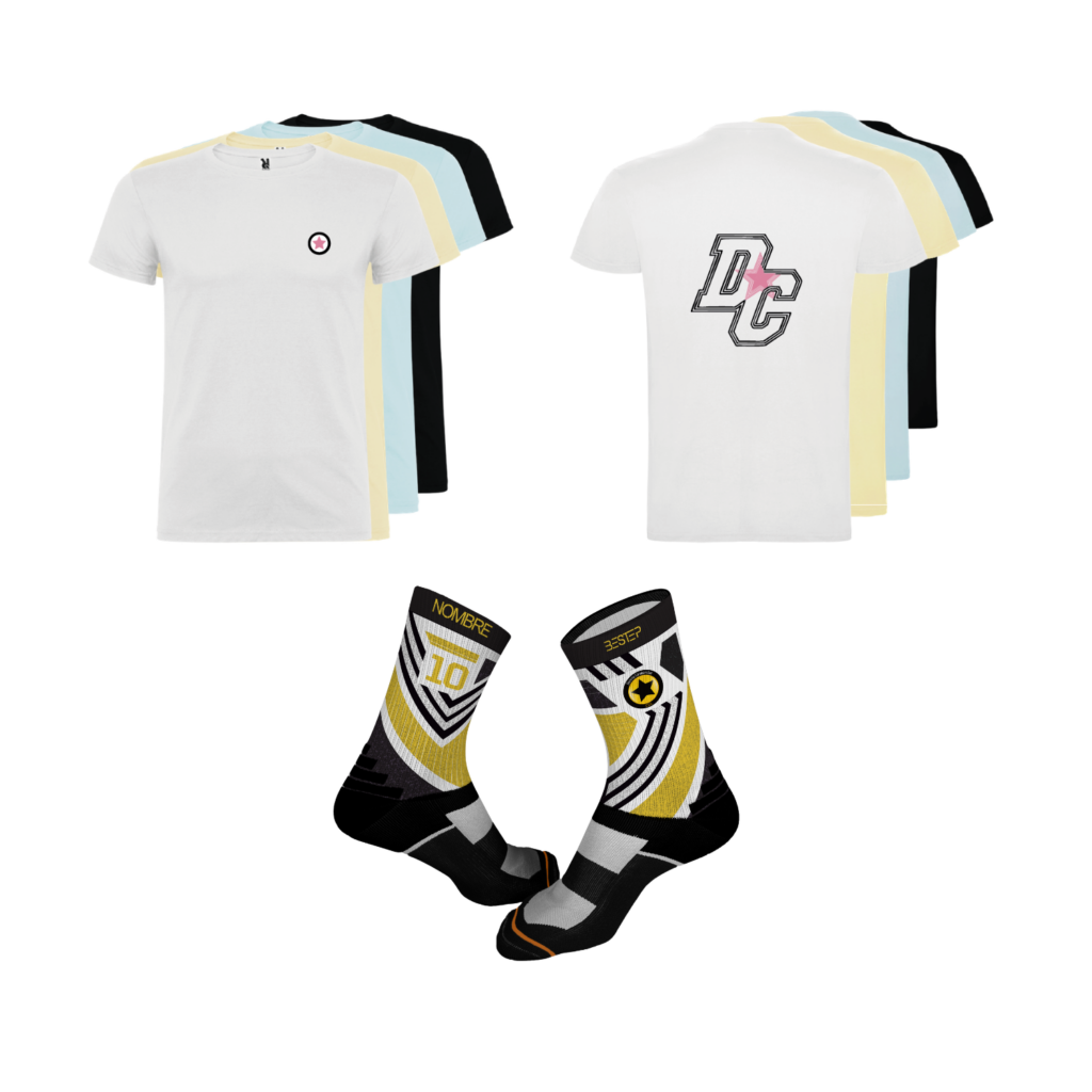 Pack: Camiseta y Calcetines Personalizados DC