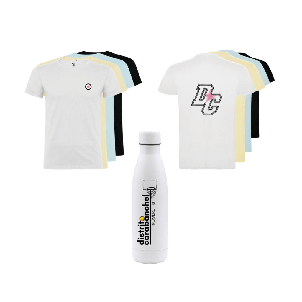 Pack: Camiseta y Botella Personalizada DC
